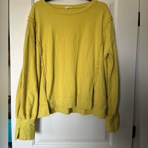 Easel yellow sweater - size large